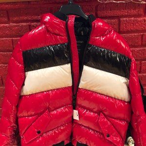 calvin klein jacket red